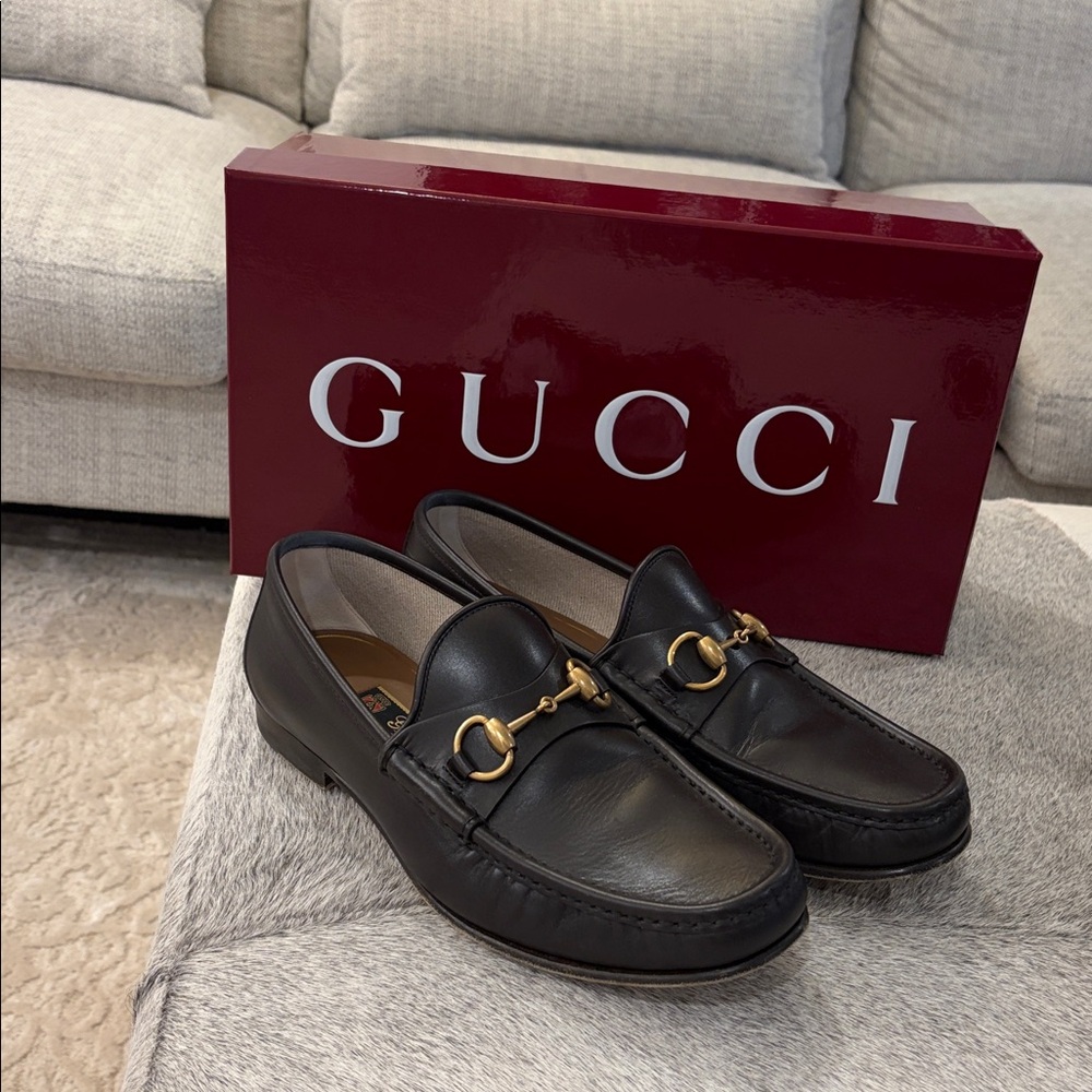 MEN'S HORSEBIT 1953 LOAFER Gucci size 8.5, fits as USA 9.5 men’s, genuine - Picture 4 of 14